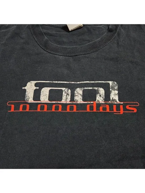 Vtg 2005 Tool 10000 Days Band Tee T Shirt XL Y2K Metal Rock Promo - Picture 3 of 7